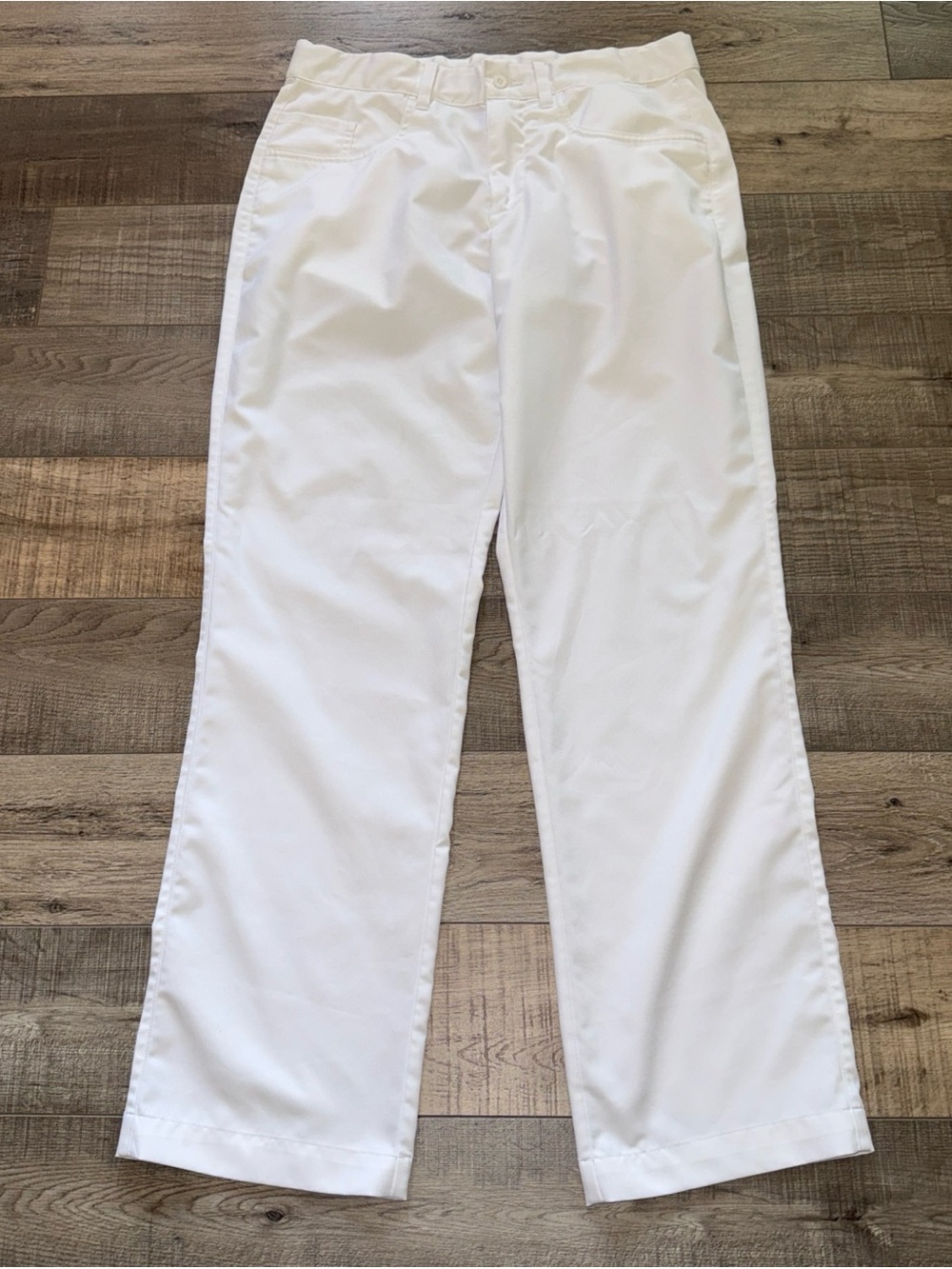 Puma boys 14/16 Large White golf Straight-Leg Pants